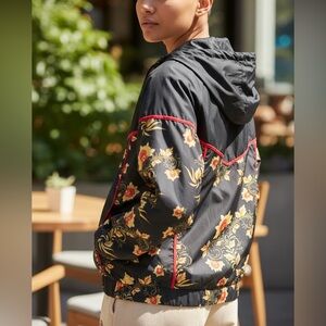 Nike Black and Red Mesh Jacket